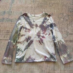 Cat & Jack Tie Dye Long Sleeve Shirt Size Small 6/7